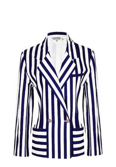 Chanel Chanel striped cotton jacket, blazer