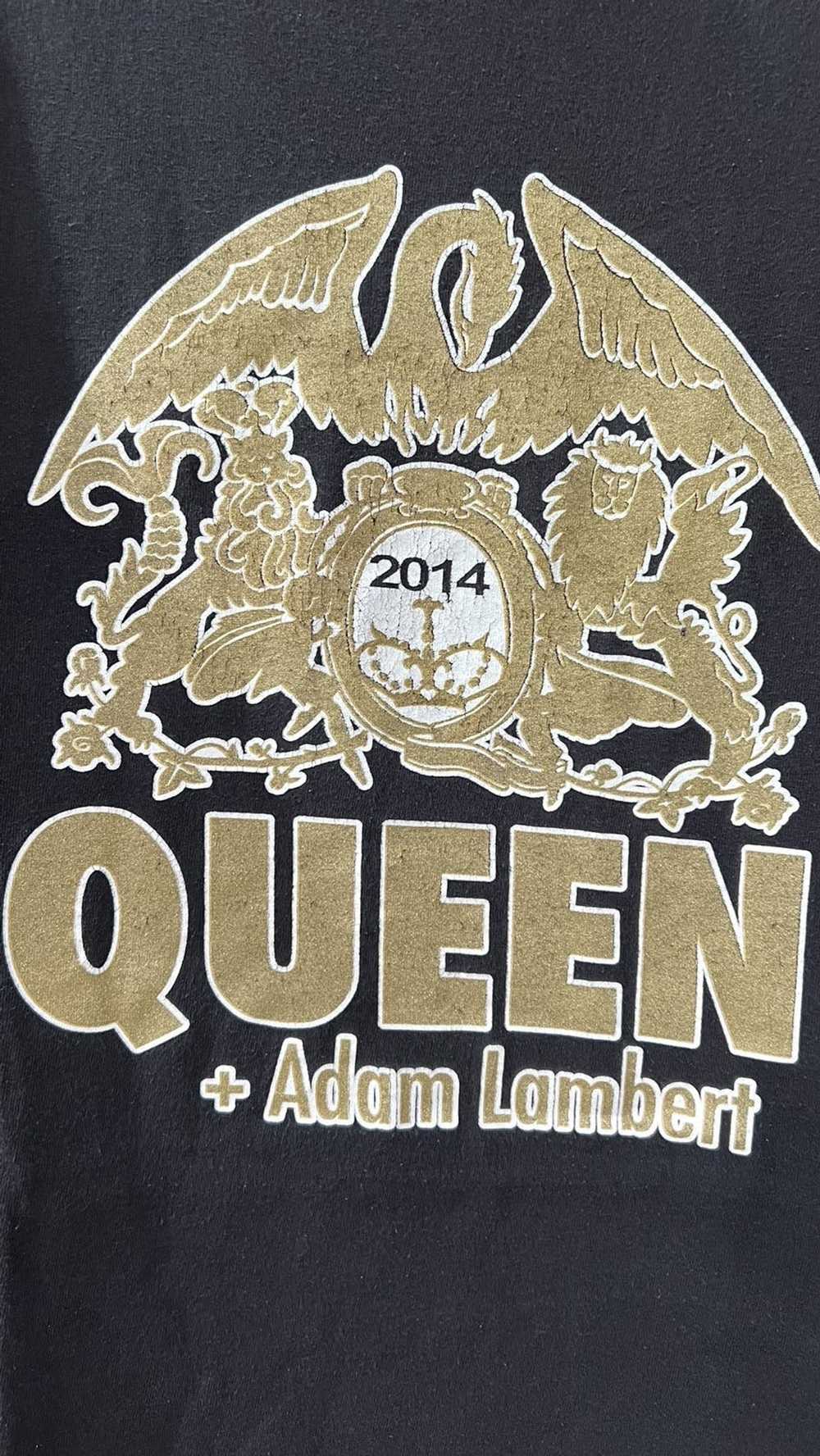 Band Tees × Tour Tee × Vintage 2014 Queen + Adam … - image 3
