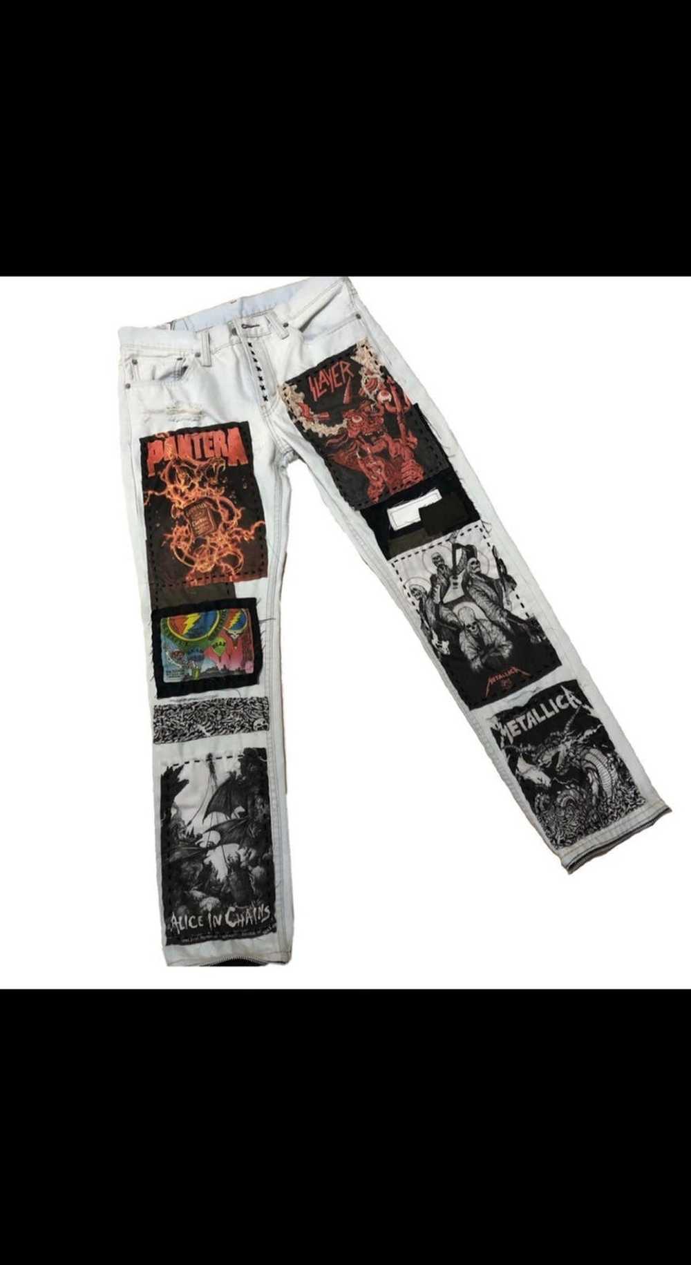 Custom × Levi's Custom Punk Patch Pants - image 1