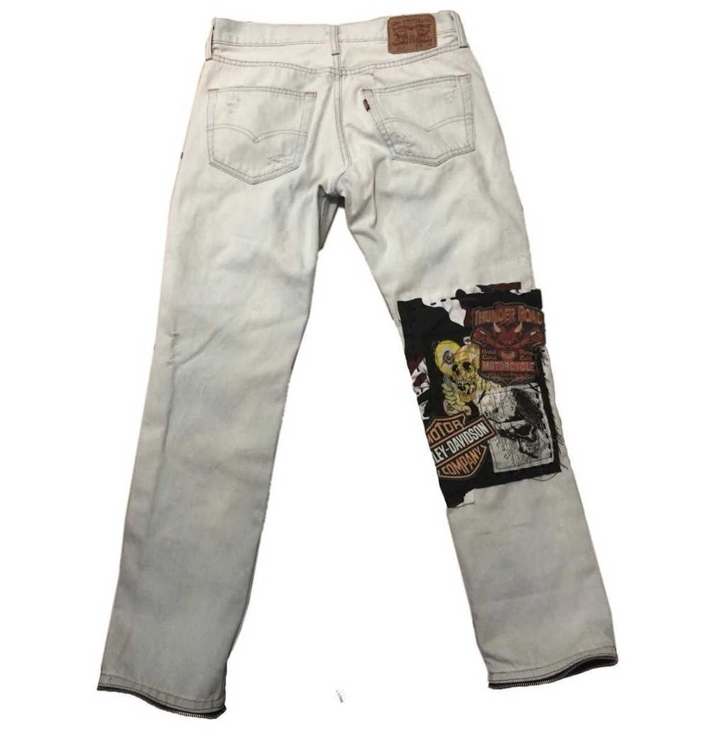 Custom × Levi's Custom Punk Patch Pants - image 2
