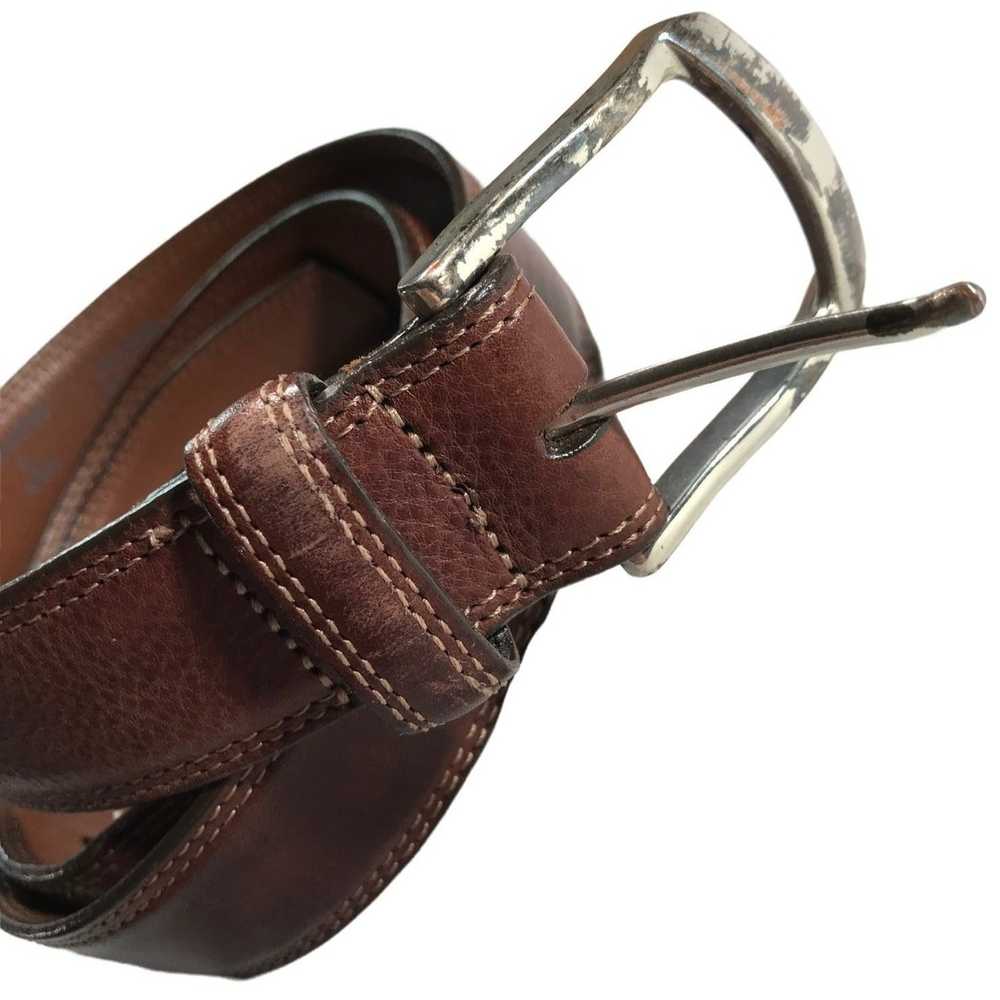 Brighton BRIGHTON BROWN LEATHER BELT 45" - image 1