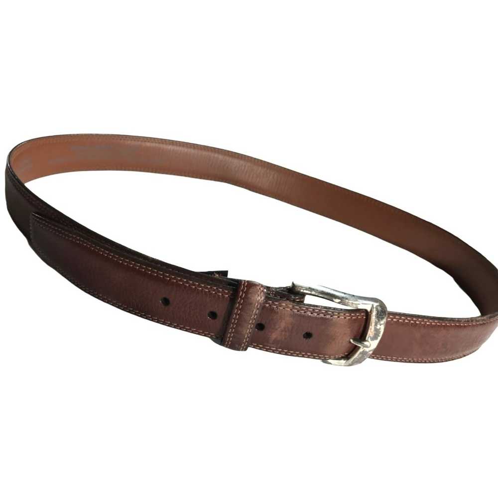 Brighton BRIGHTON BROWN LEATHER BELT 45" - image 2