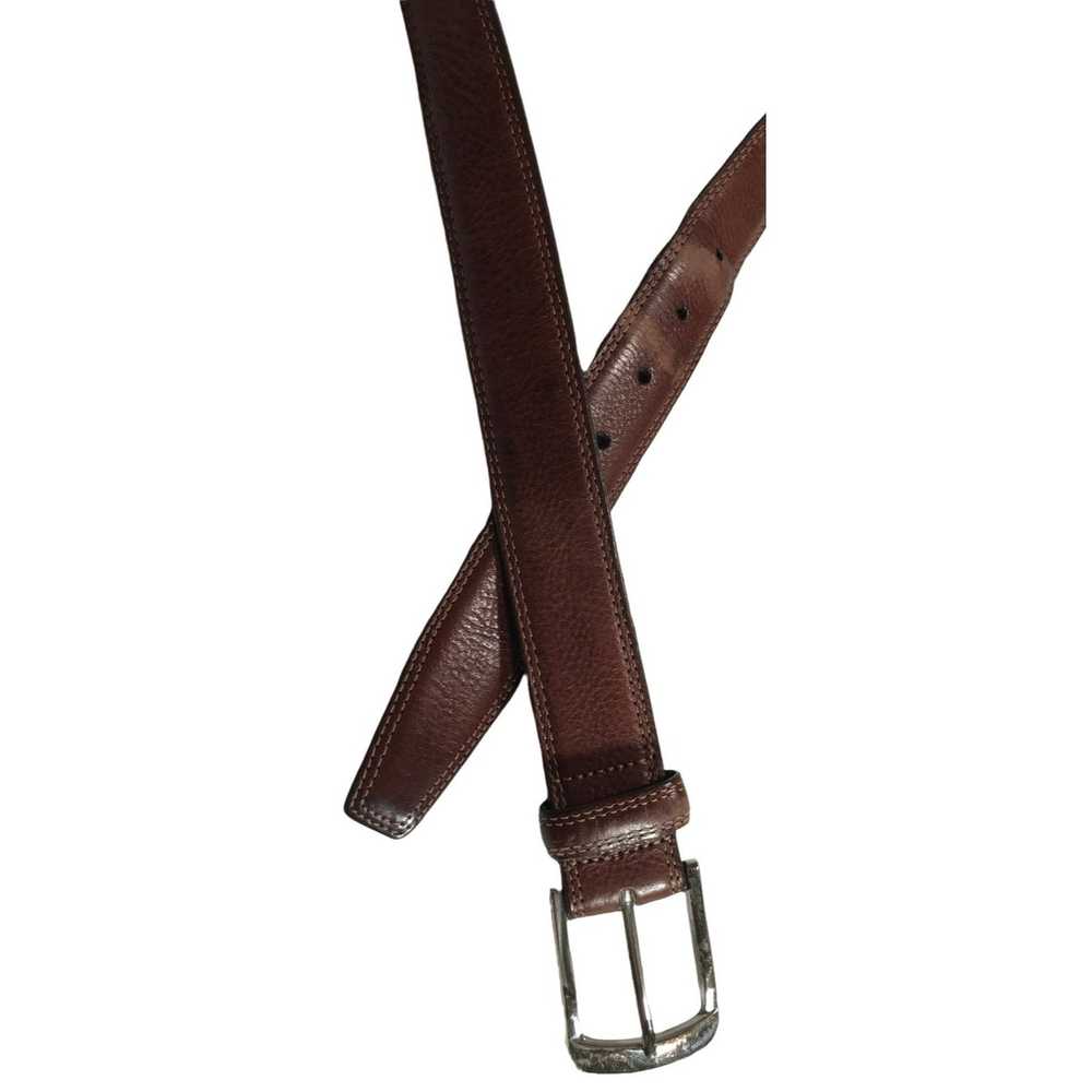 Brighton BRIGHTON BROWN LEATHER BELT 45" - image 3