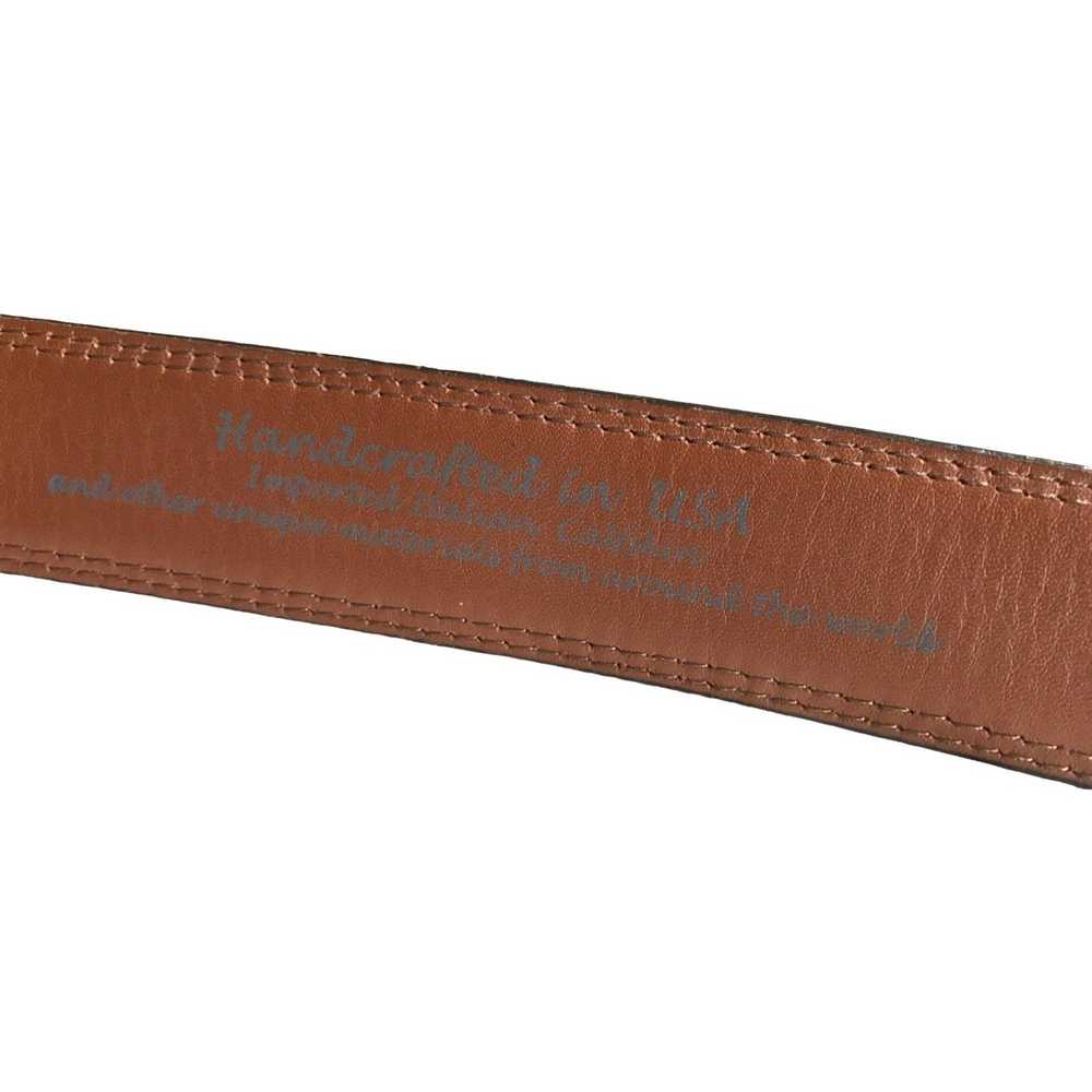 Brighton BRIGHTON BROWN LEATHER BELT 45" - image 4