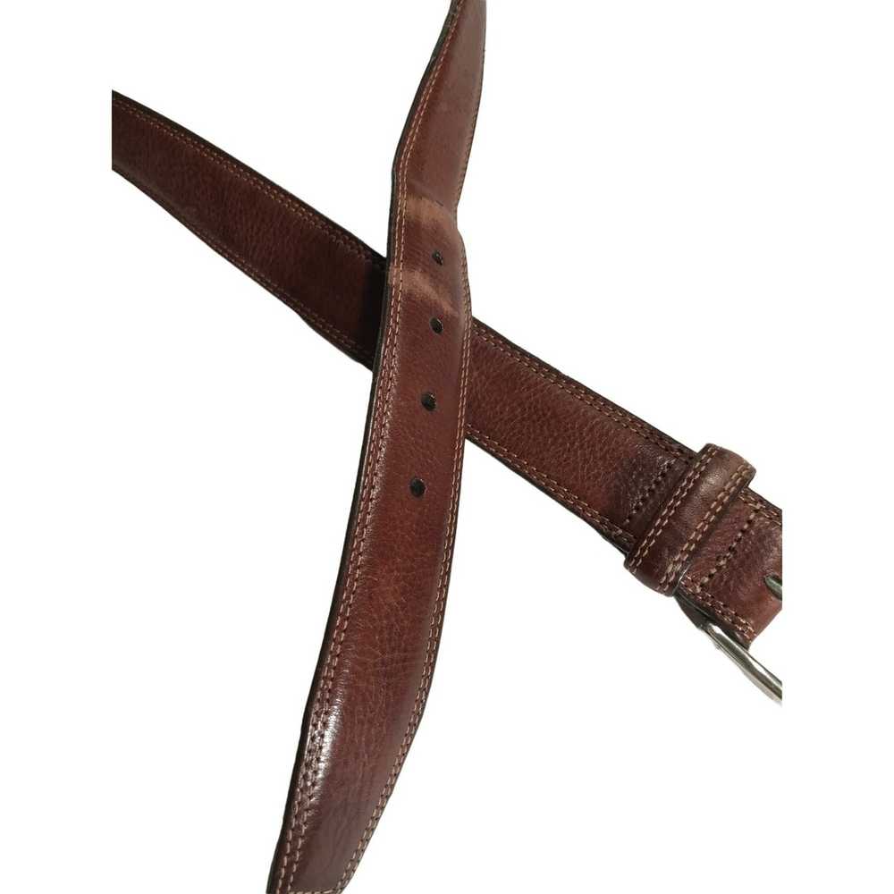 Brighton BRIGHTON BROWN LEATHER BELT 45" - image 7