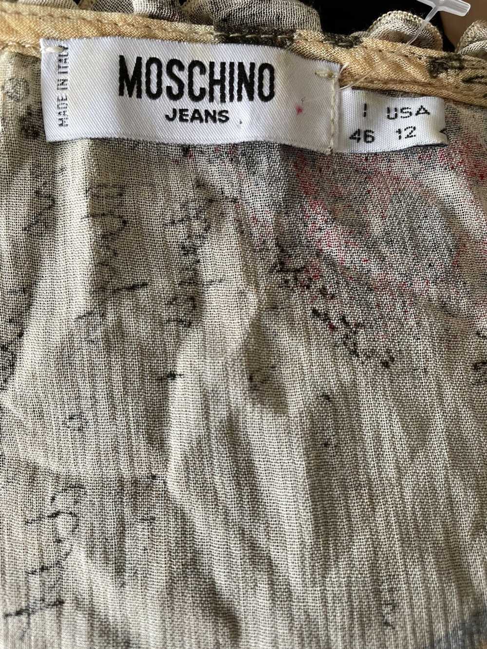 Moschino Moschino y2K / 90s blouse - image 7