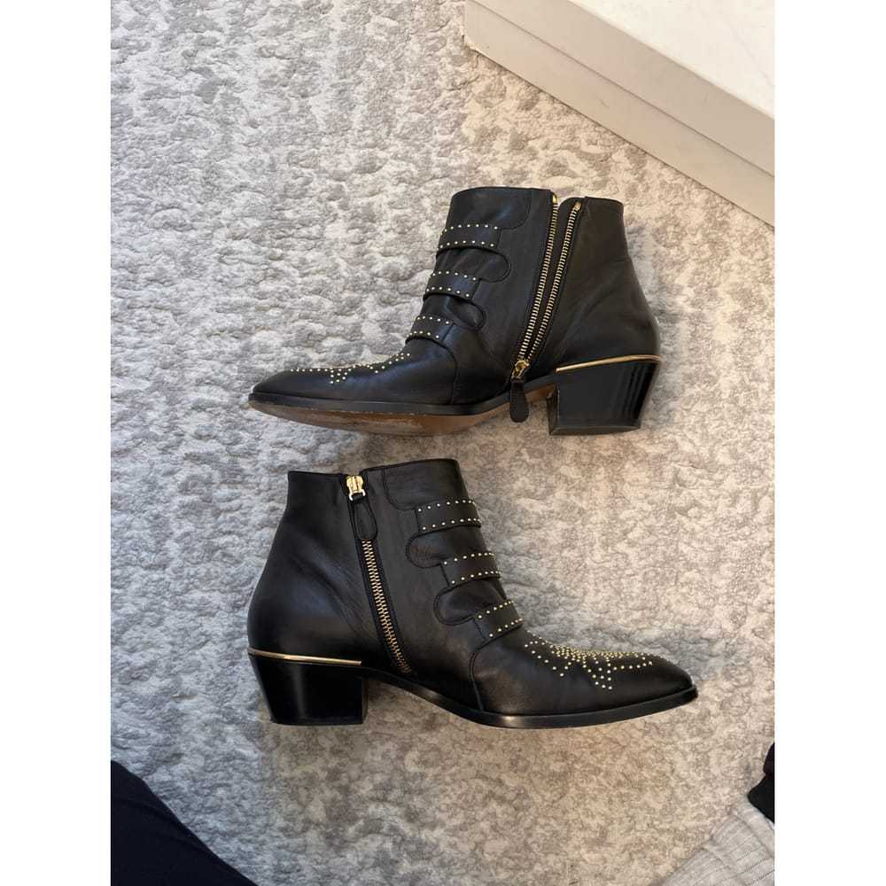 Chloé Leather biker boots - image 2