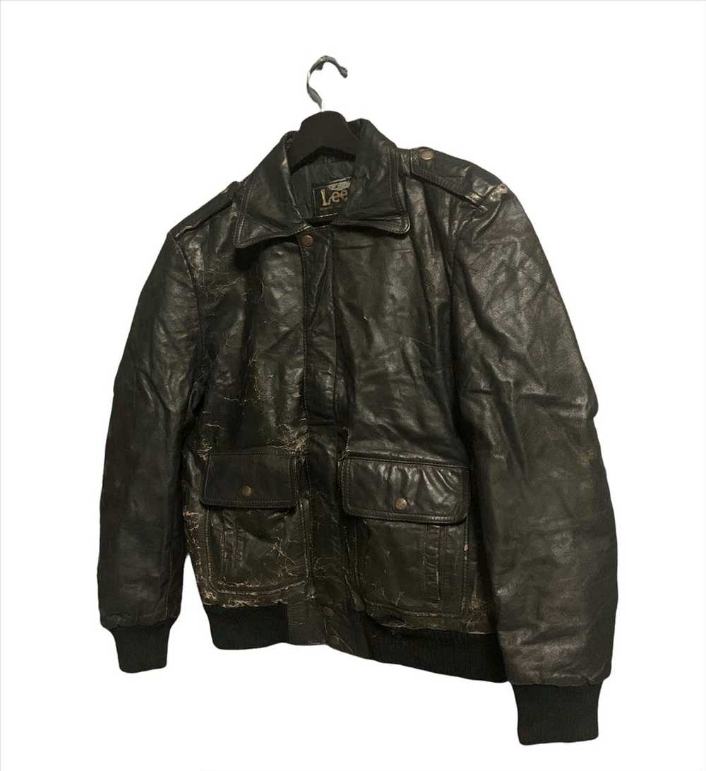 Genuine Leather × Lee × Vintage 70s Lee Riders ga… - image 3