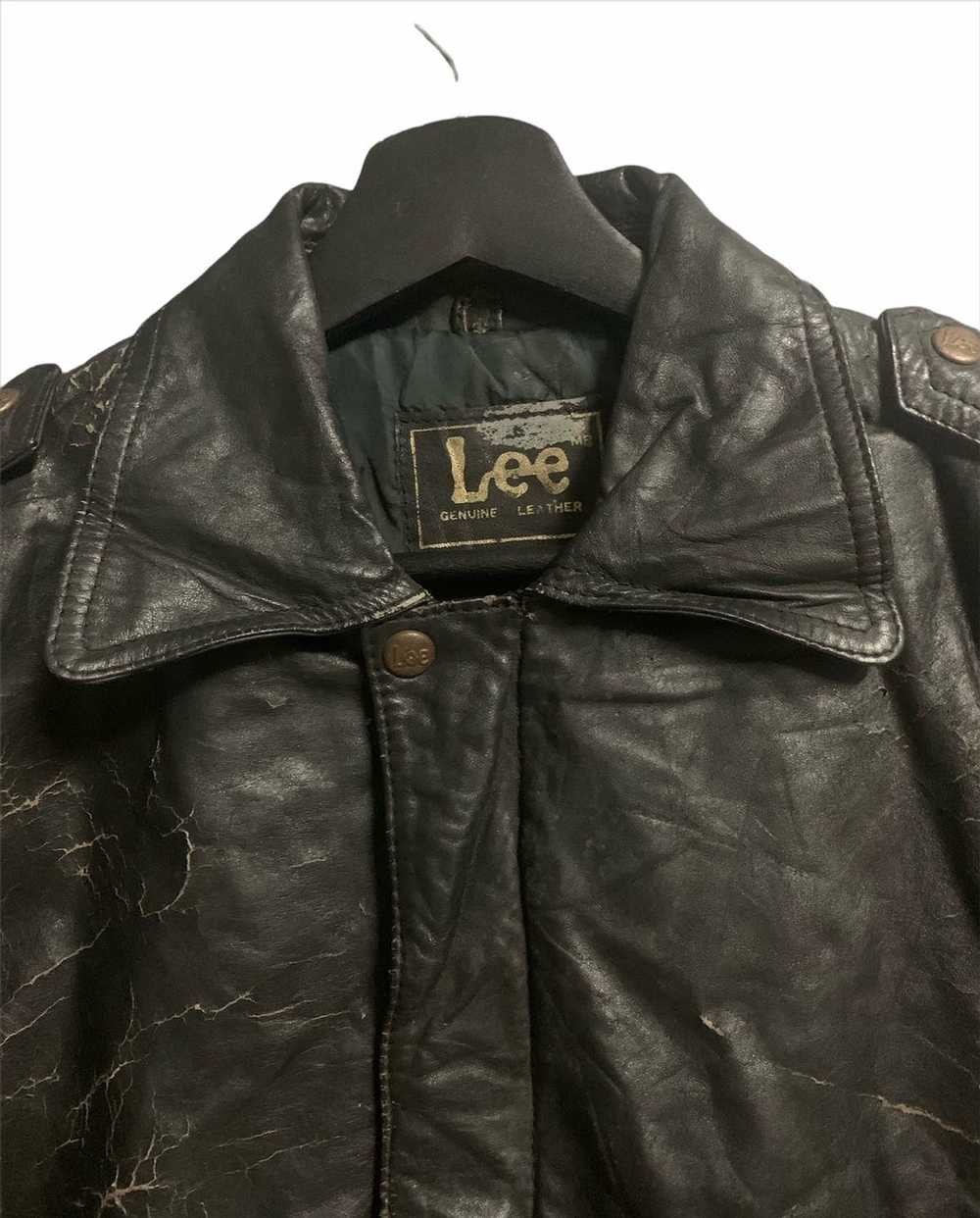 Genuine Leather × Lee × Vintage 70s Lee Riders ga… - image 5