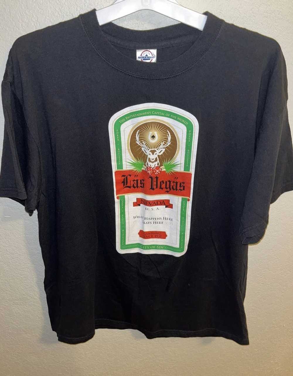 Delta Vintage Las Vegas Jagermeister Graphic T-Sh… - image 1