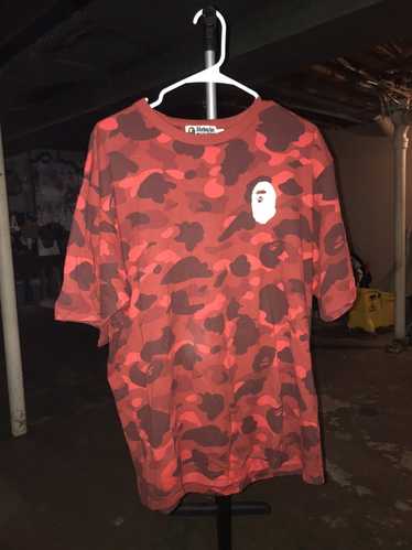 Bape Bape red camp tee