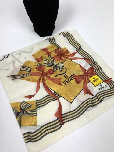 Fendi Fendi silk hankerchief 19 x 19