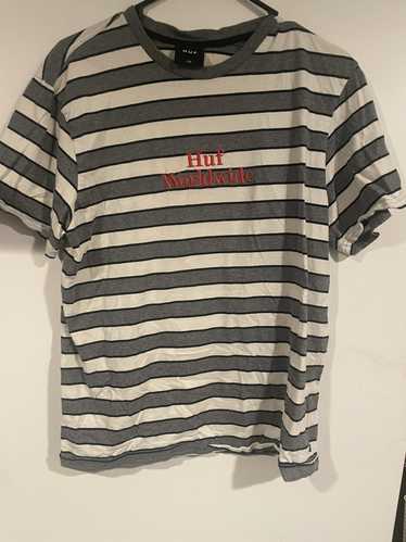 Huf Huf Embroidered Striped Tee