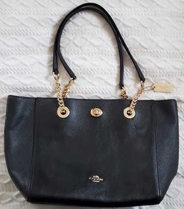 Coach turnlock tote bag - Gem