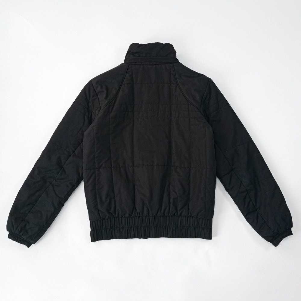 Nike × Vintage quilted bomber jacket 147265 L BLA… - image 2