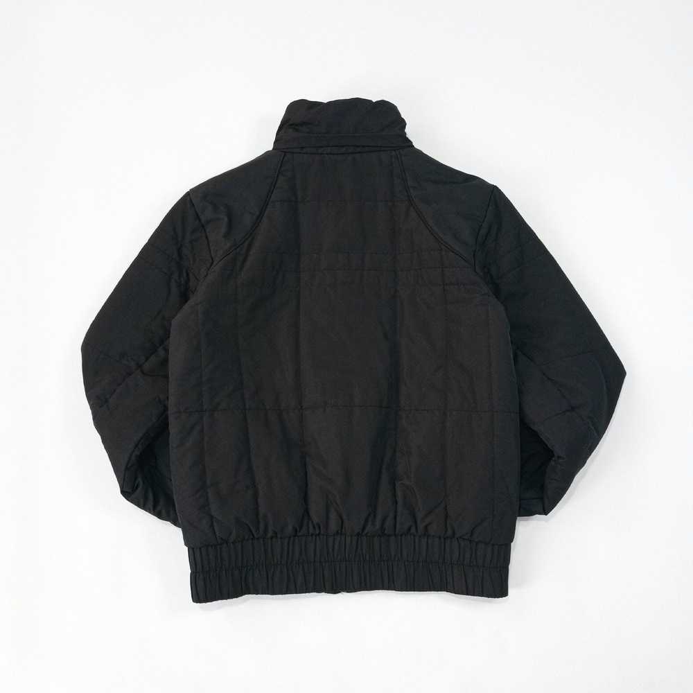 Nike × Vintage quilted bomber jacket 147265 L BLA… - image 4
