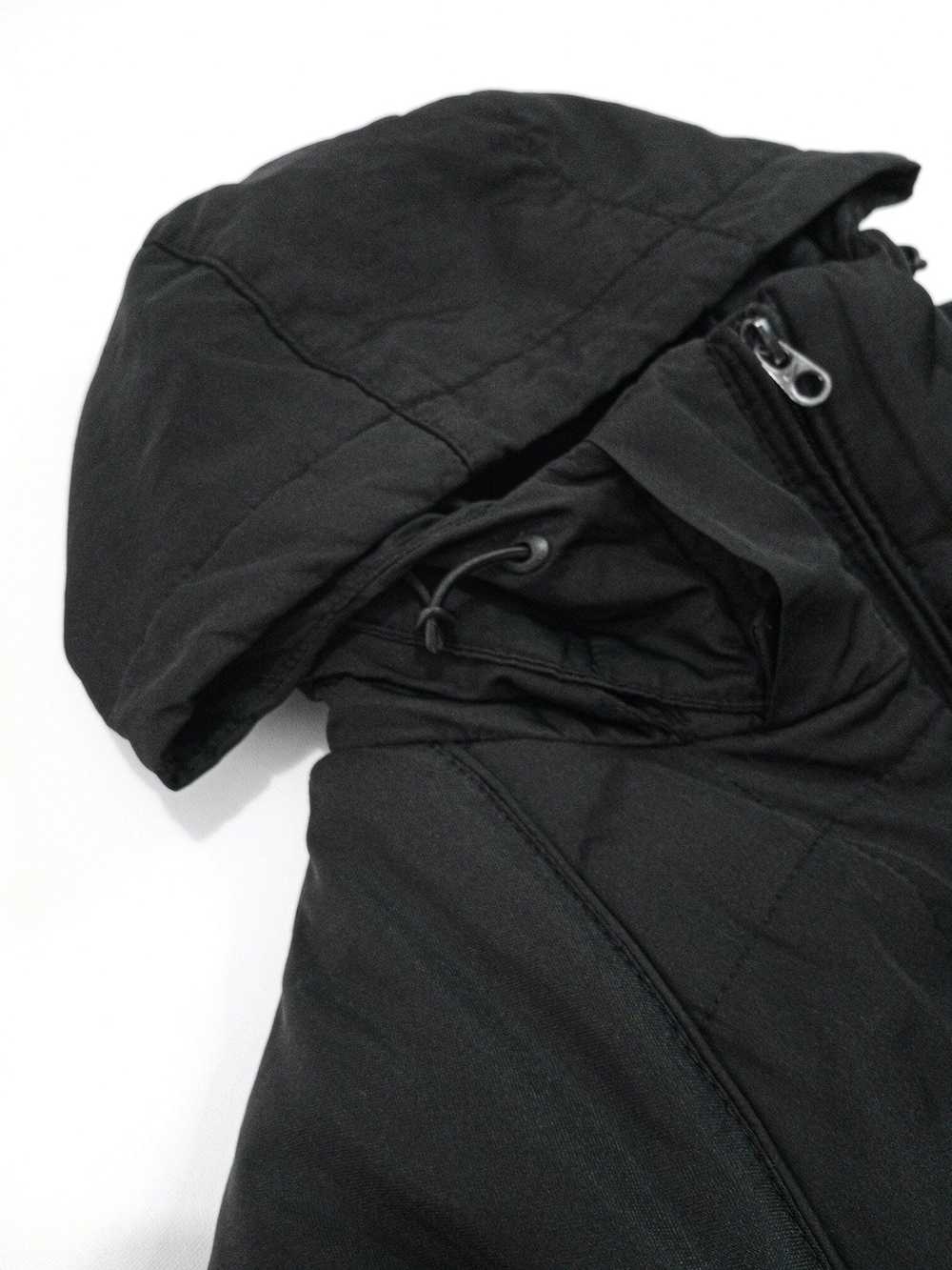 Nike × Vintage quilted bomber jacket 147265 L BLA… - image 8