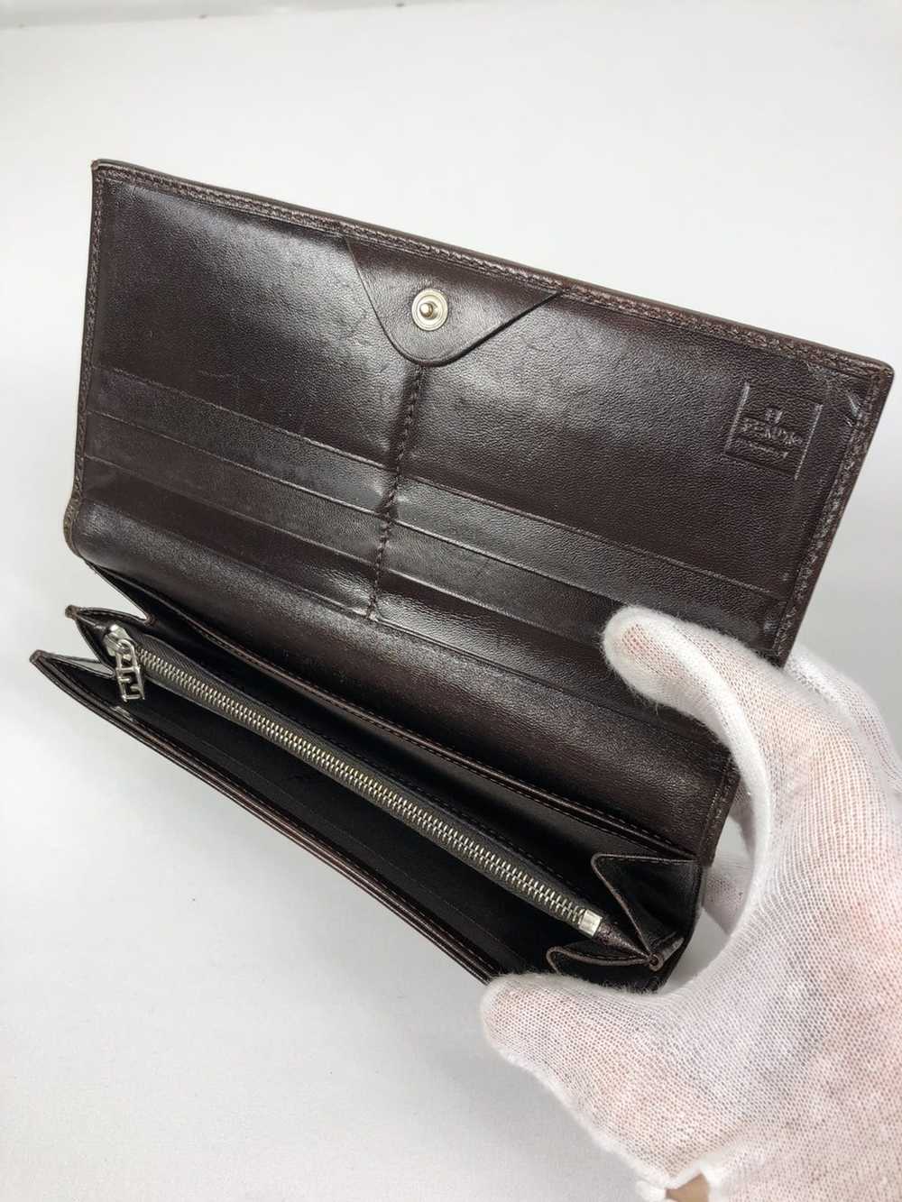 Fendi Fendi zucca monogram long wallet - image 3