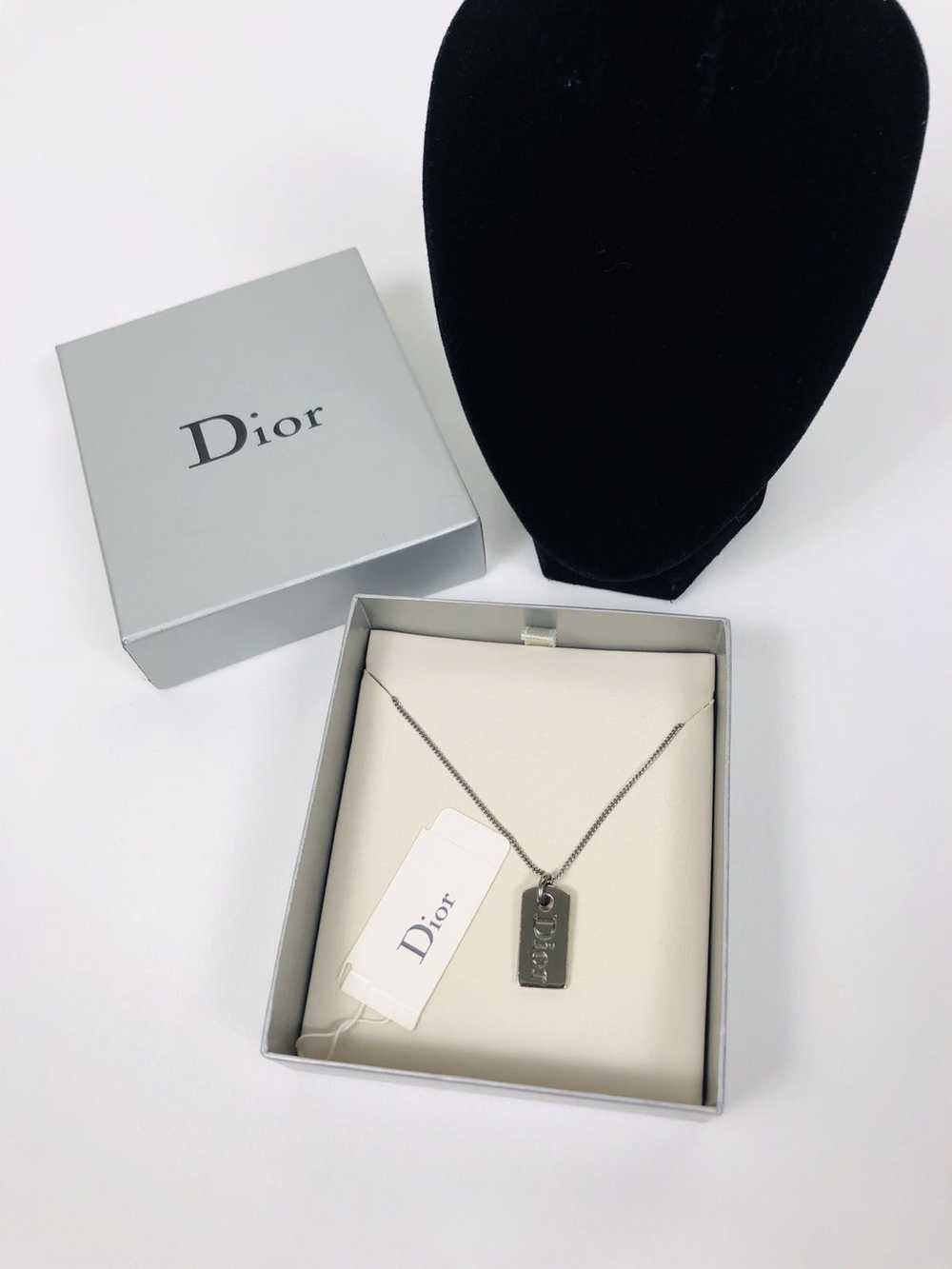 Dior Dior dog tag logo bracelet - image 1