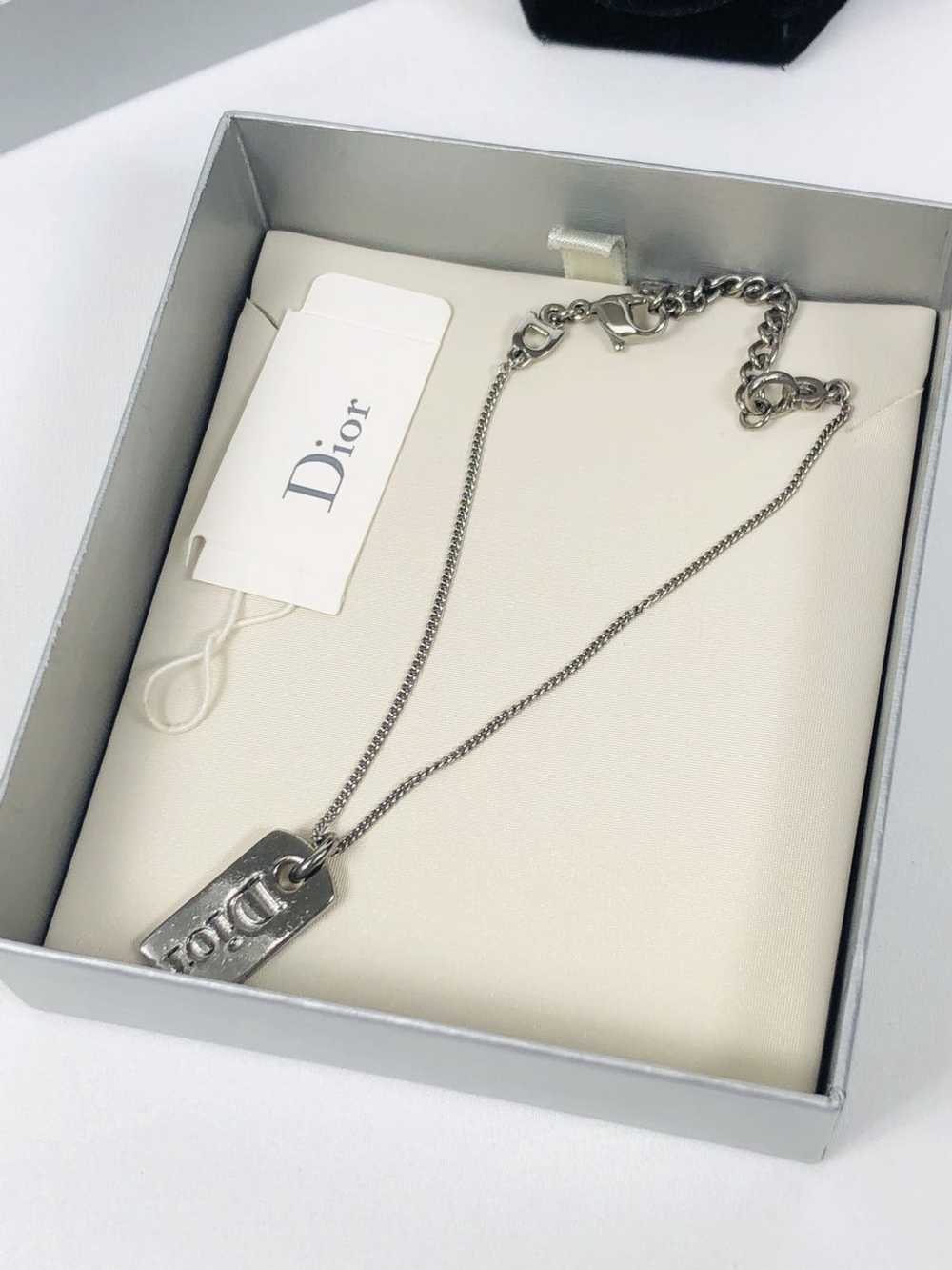 Dior Dior dog tag logo bracelet - image 2