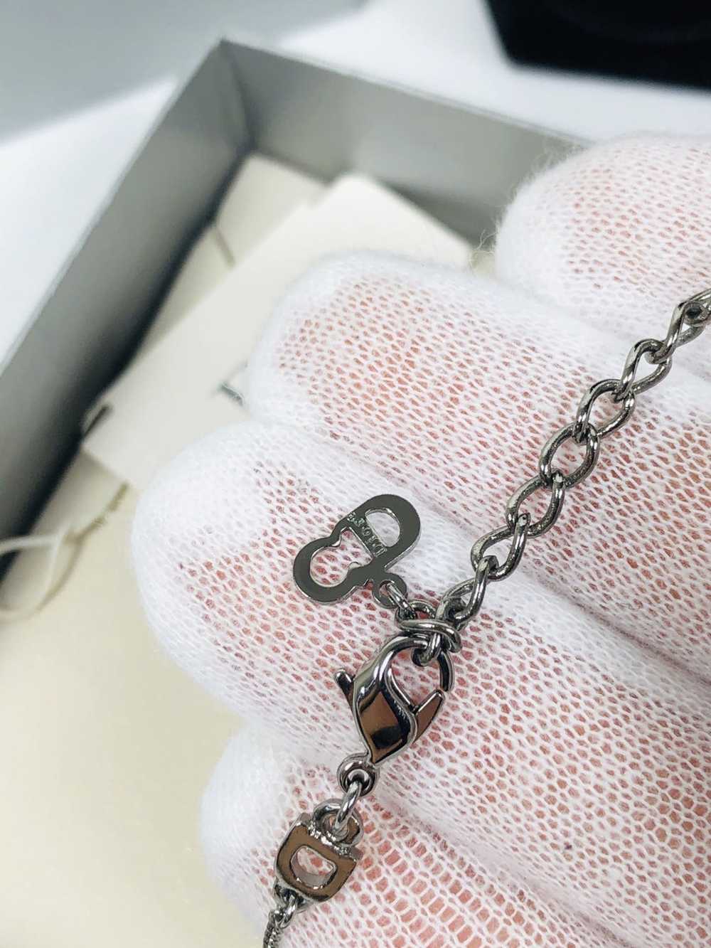 Dior Dior dog tag logo bracelet - image 5