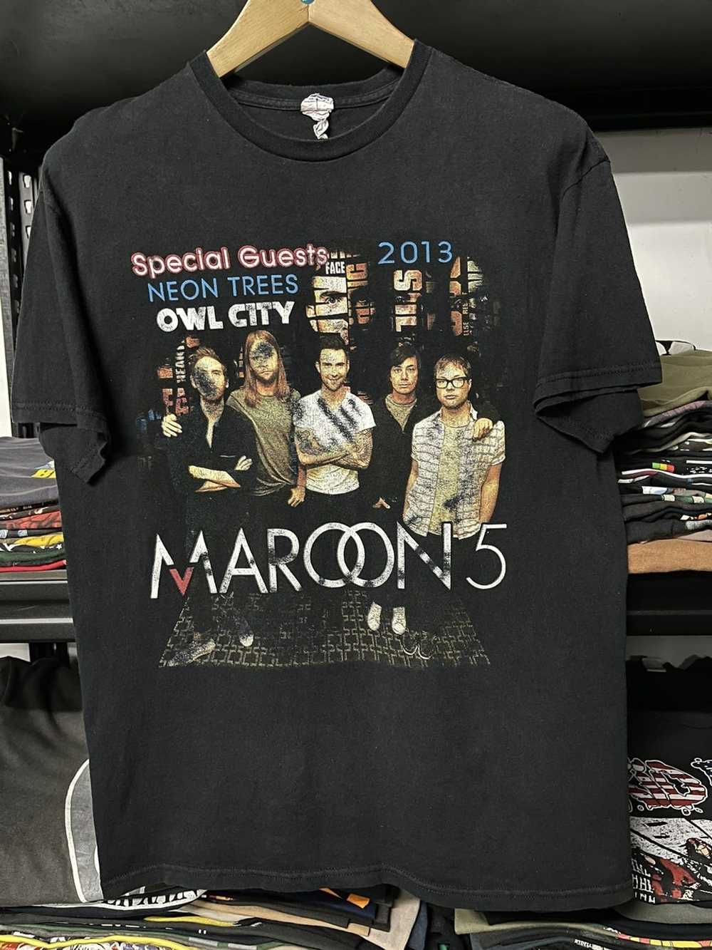 Band Tees × Rap Tees × Vintage Vintage Maroon 5 S… - image 1