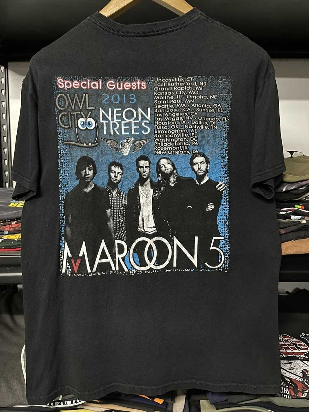 Band Tees × Rap Tees × Vintage Vintage Maroon 5 S… - image 2