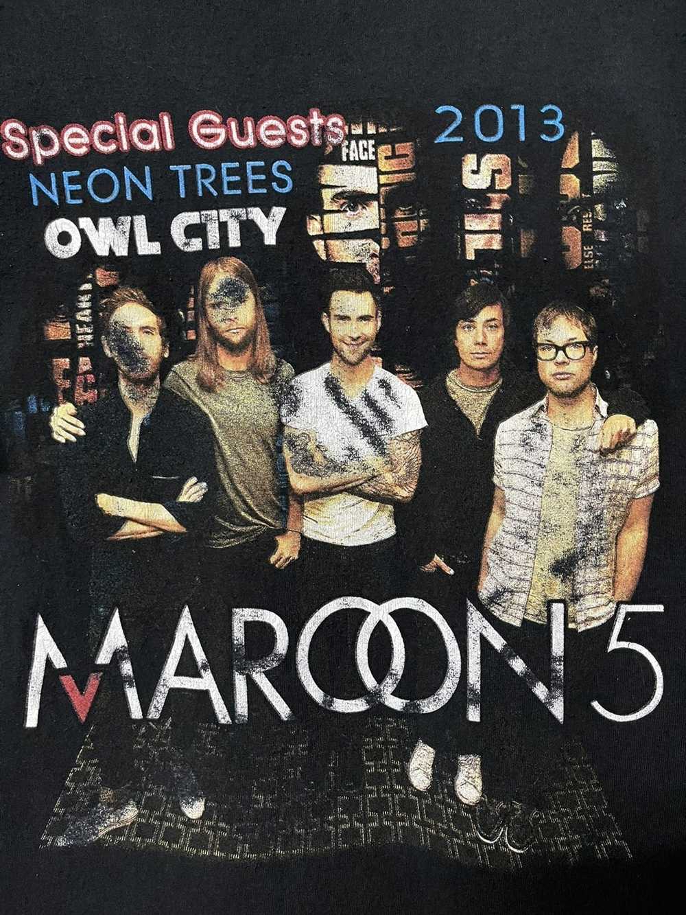 Band Tees × Rap Tees × Vintage Vintage Maroon 5 S… - image 3