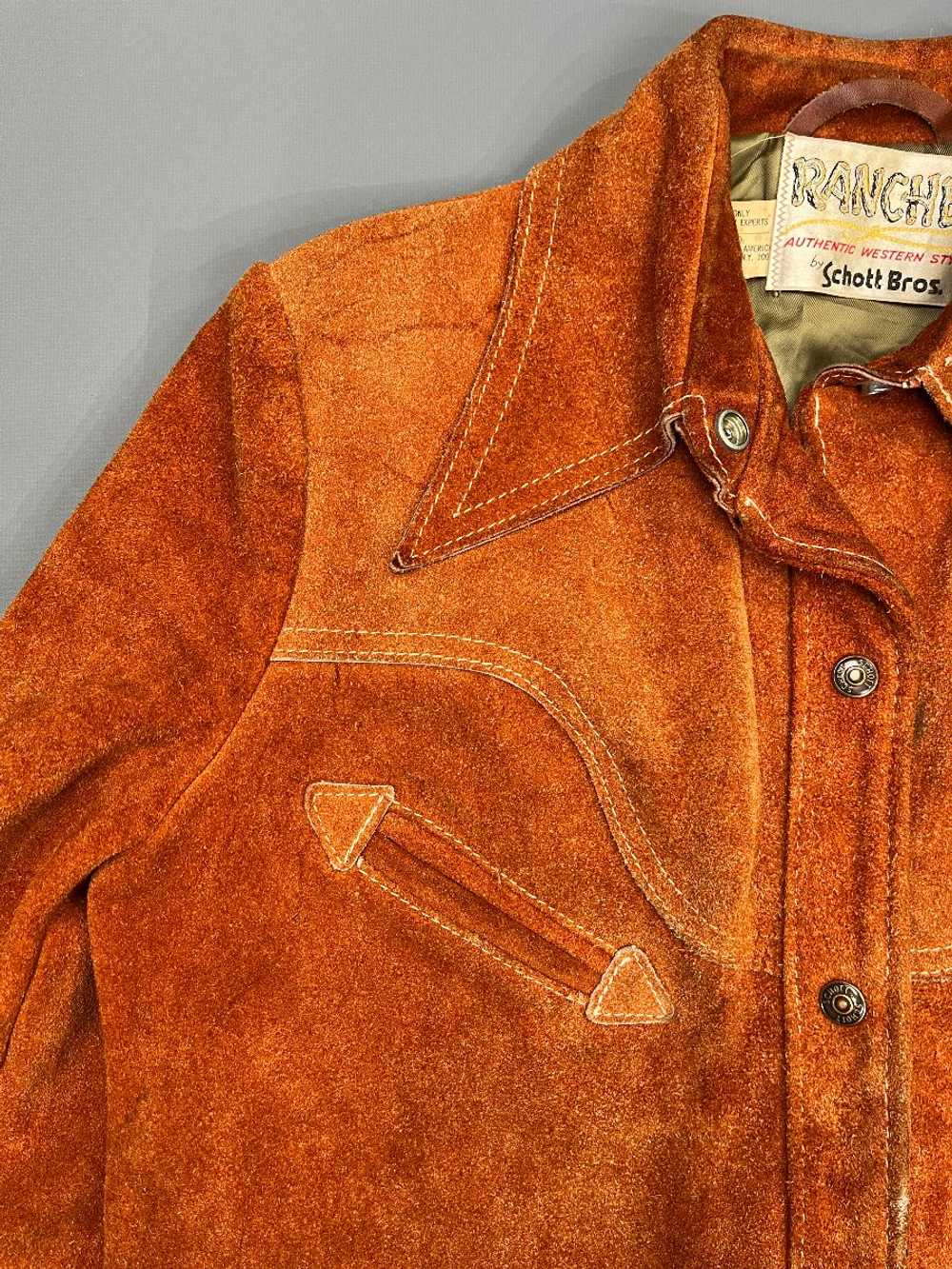 KILLER LATE 1970S SUEDE WESTERN RANCHER JACKET CO… - image 6