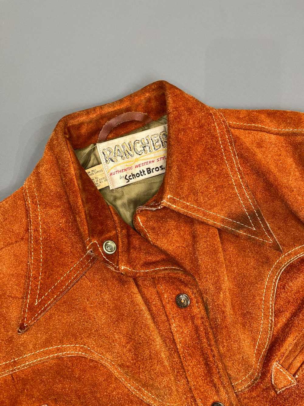 KILLER LATE 1970S SUEDE WESTERN RANCHER JACKET CO… - image 7