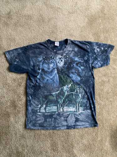 Gildan Wolf tie dye shirt