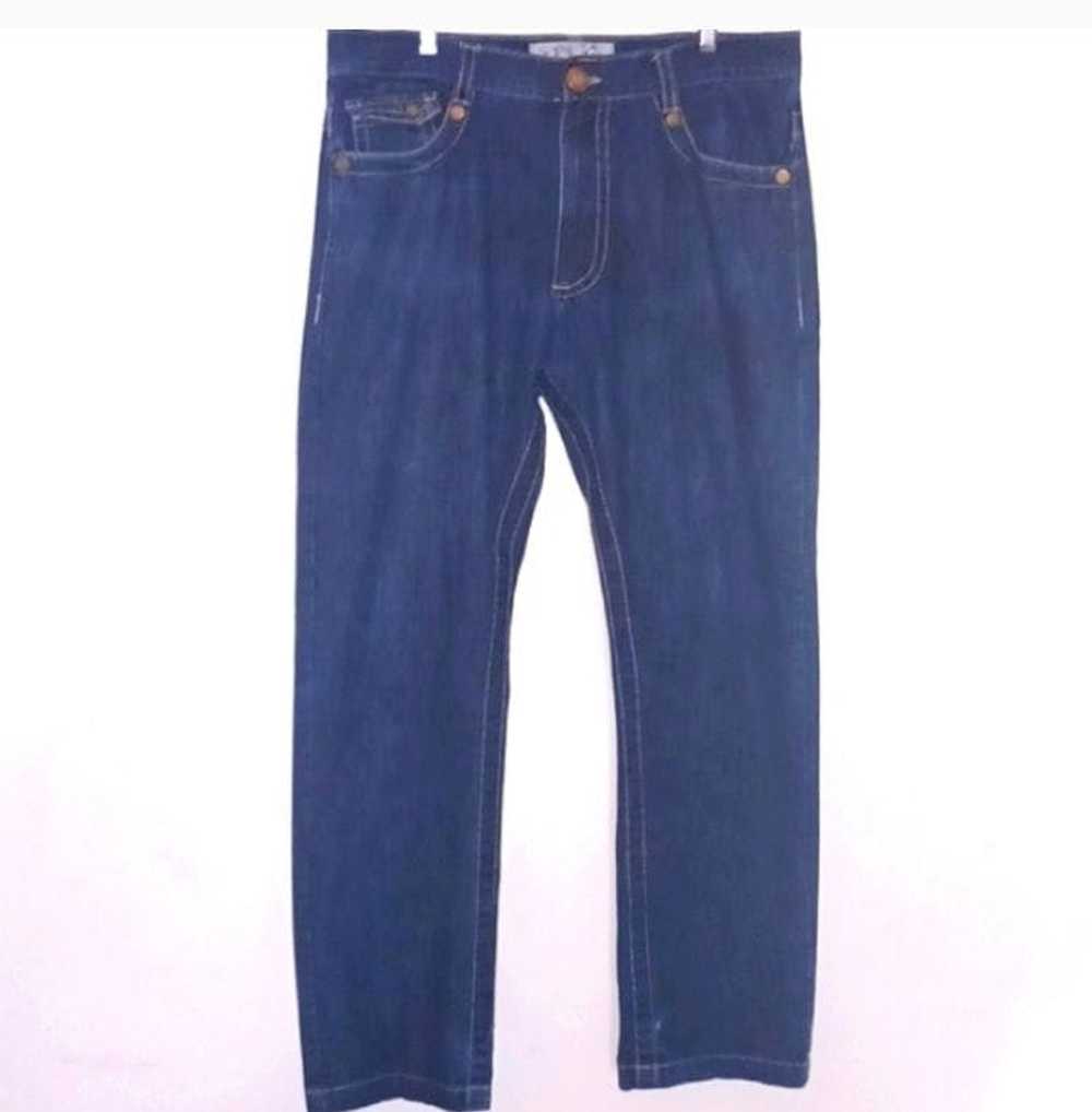 Smoke Rise Smoke Rise Blue Denim Jeans - image 8