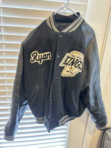 Vintage Wool and Leather Varsity bomber jacket // Youth Size 14 // ret –  Hey Tiger