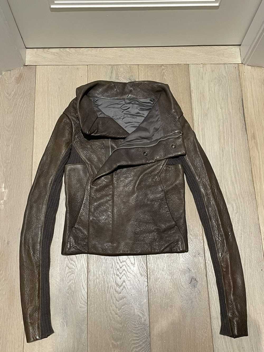 Rick Owens Rick Owens Dark Shadow Leather Jacket - image 2