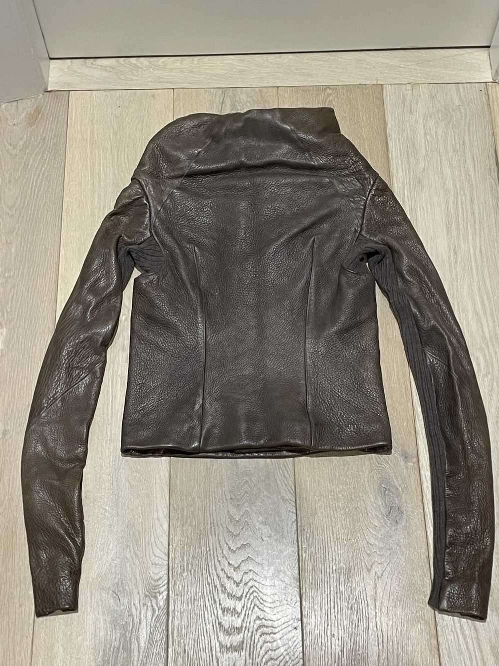 Rick Owens Rick Owens Dark Shadow Leather Jacket - image 8