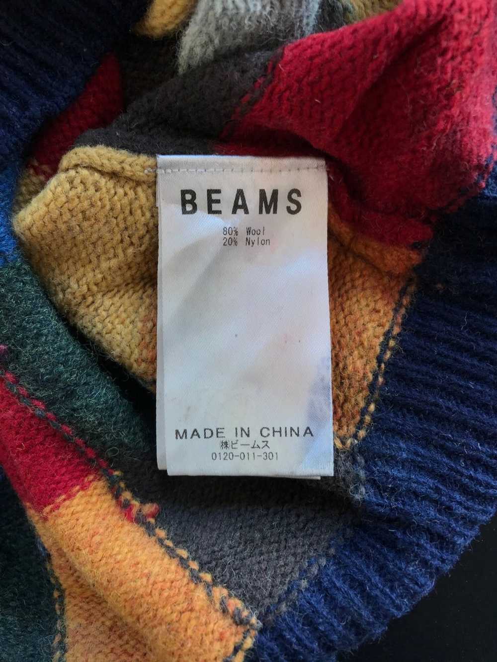 Beams Plus Beams Japan Colourful Checkerboard Swe… - image 6