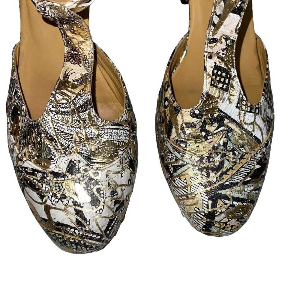 Handmade Vintage Handmade Womens Shoes Size 9 Lea… - image 3
