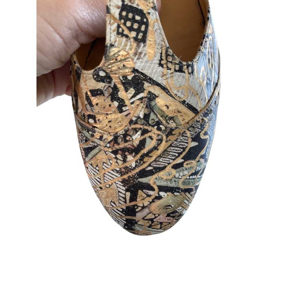Handmade Vintage Handmade Womens Shoes Size 9 Lea… - image 4