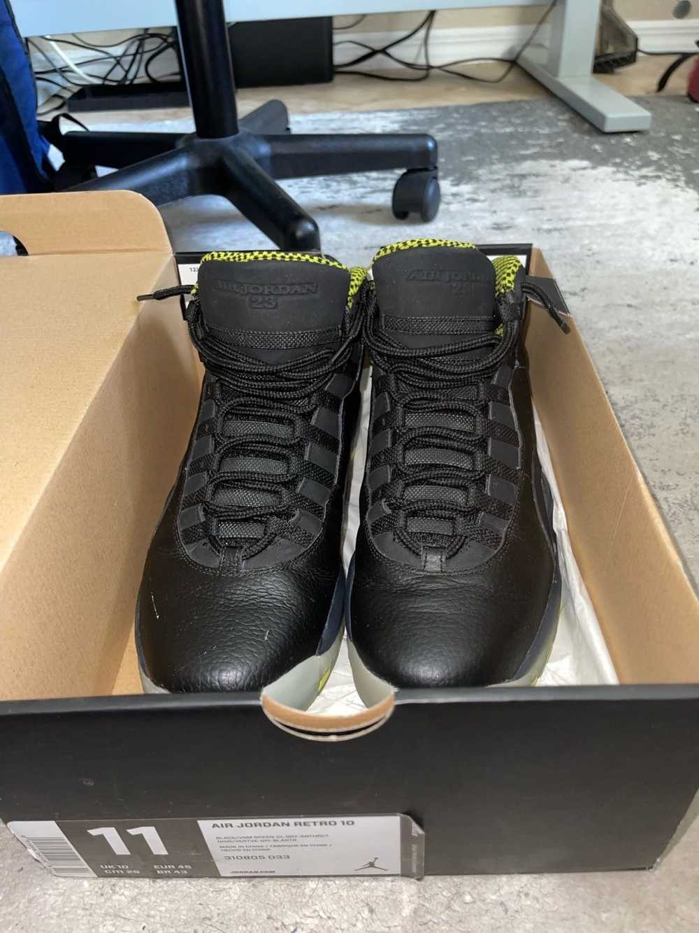 Jordan Brand × Nike Jordan 10 Venom Green | 2014 - image 3