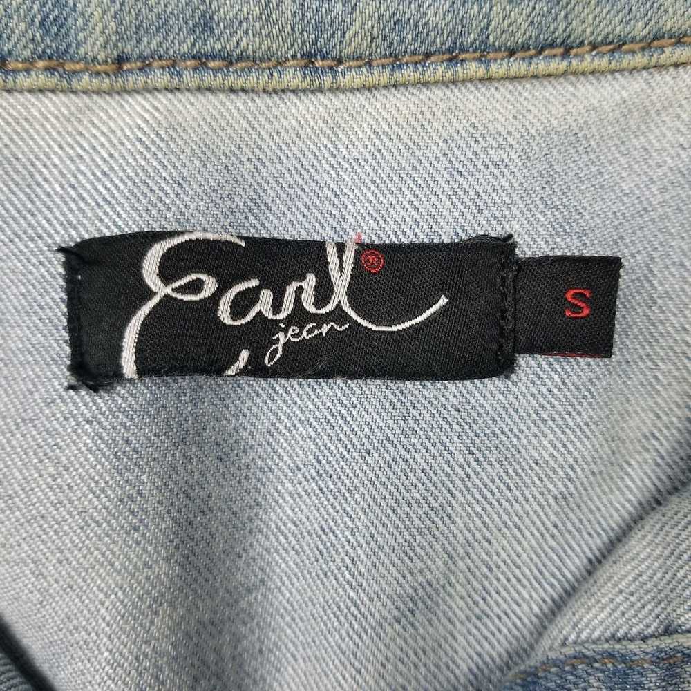 Earl Jean Earl Jean Denim Vest Jacket Size Small … - image 4