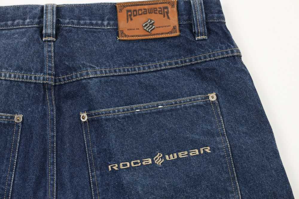 Rocawear × Vintage Vintage Rocawear Baggy Loose F… - image 8