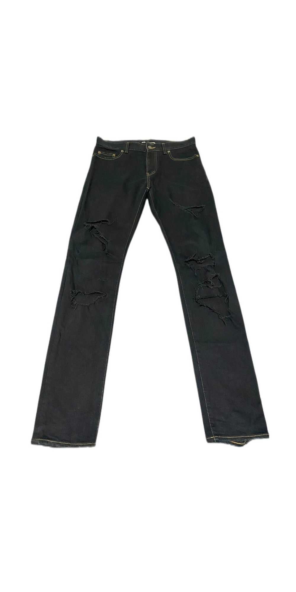 Saint Laurent Paris Heavy Destroy Jeans - image 1