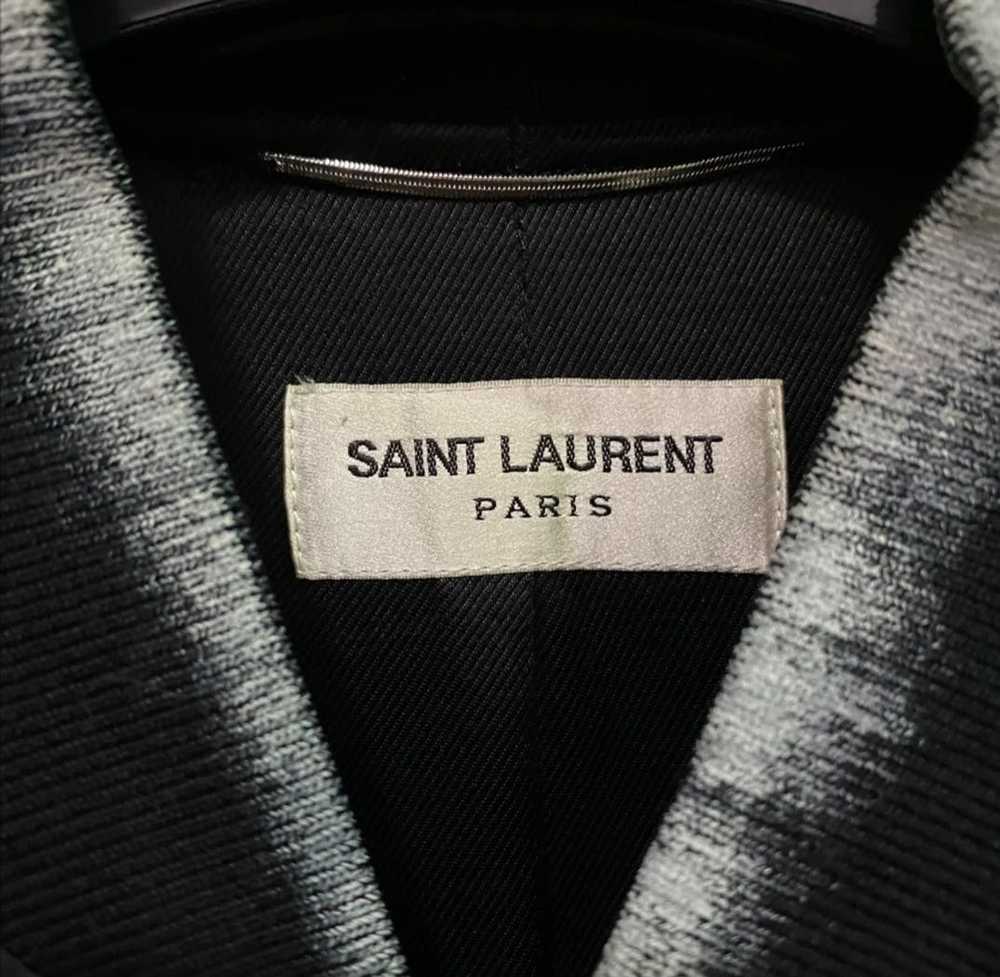 Saint Laurent Paris A Bright Moon on the Sea Silk… - image 3