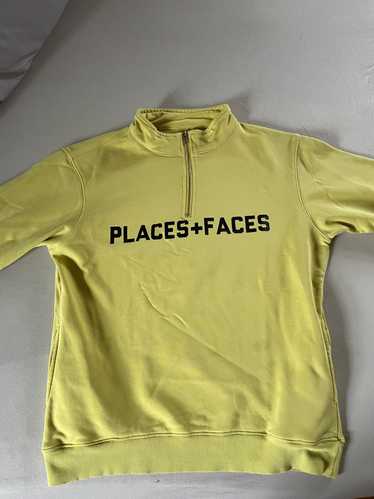 Places + Faces Yellow Half Zip - image 1