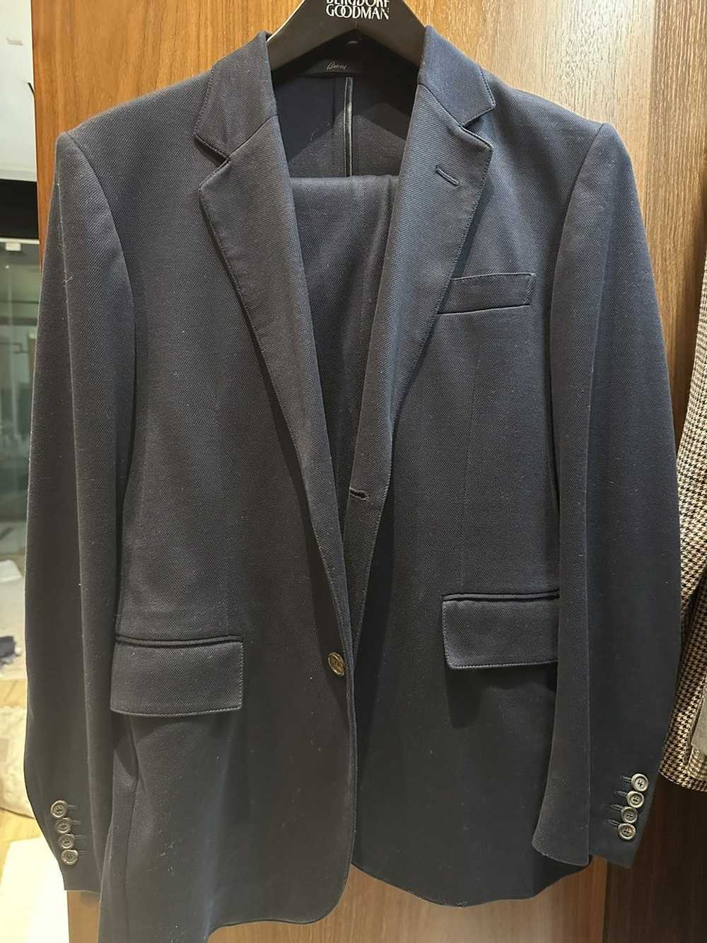Brioni Brioni dark blue wool luxury tailored suit… - image 1
