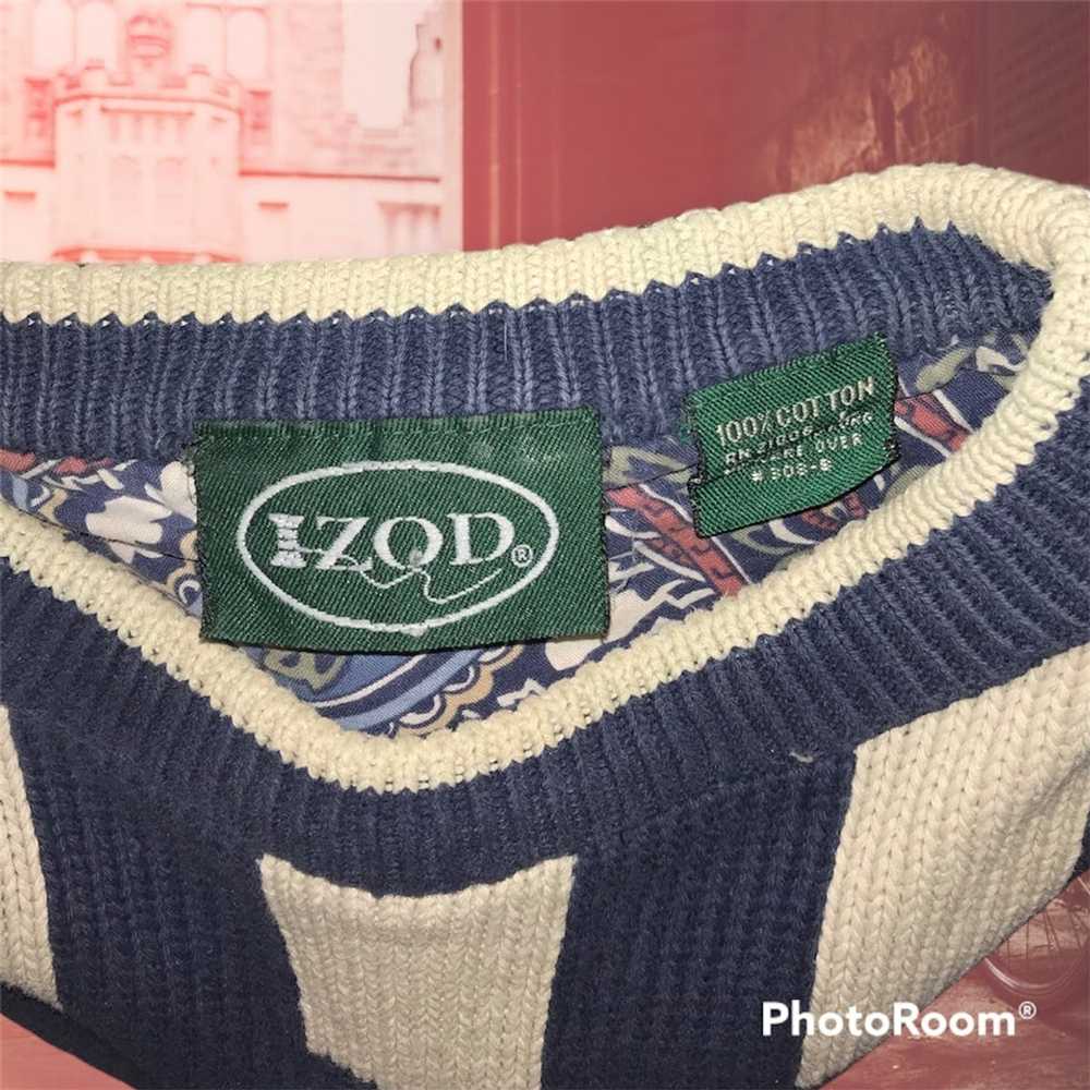 Izod Rare OOAK 50’s/60’s IZOD L Heavy Knit Crewne… - image 7