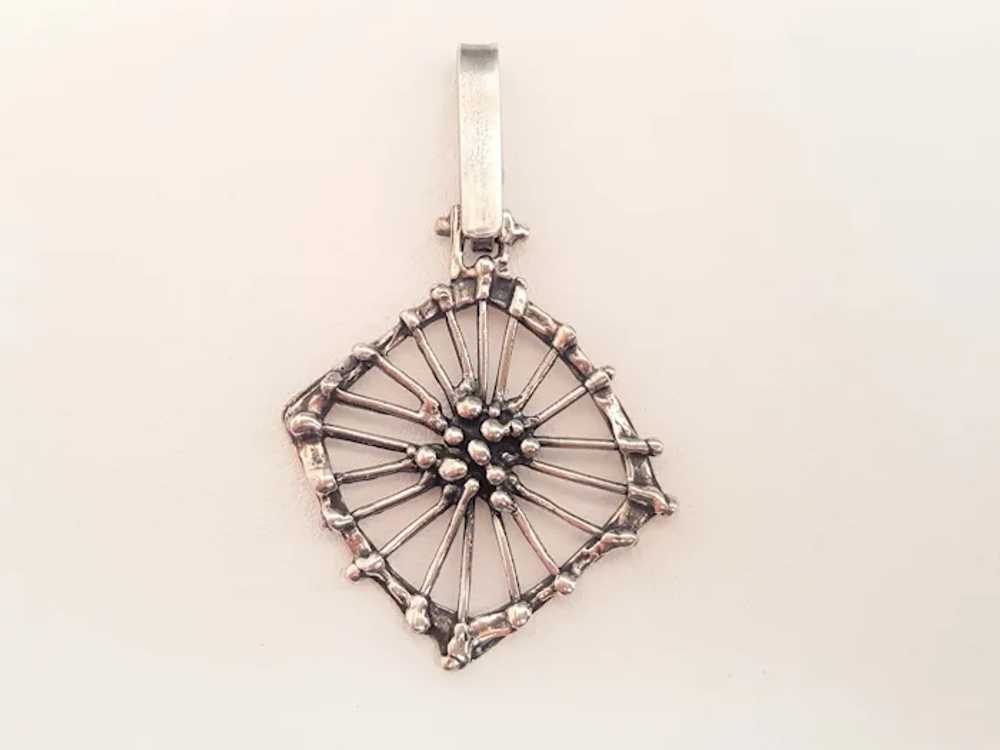 Joachim Klintz - Modernist Silver Pendant - Swede… - image 2