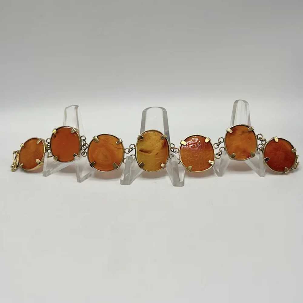 Antique Carnelian Islamic Intaglio Amulet Link Br… - image 3