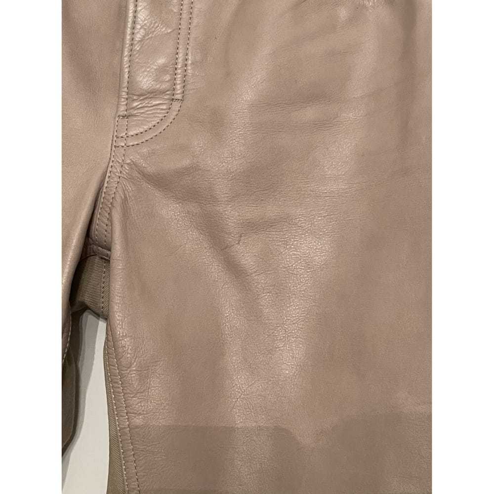 Acne Studios Leather short pants - image 7
