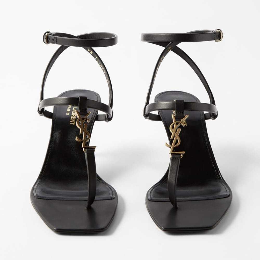 Saint Laurent Leather sandal - image 2
